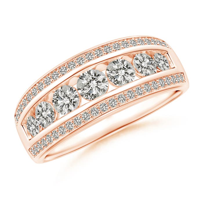 K, I3 / 1.01 CT / 14 KT Rose Gold