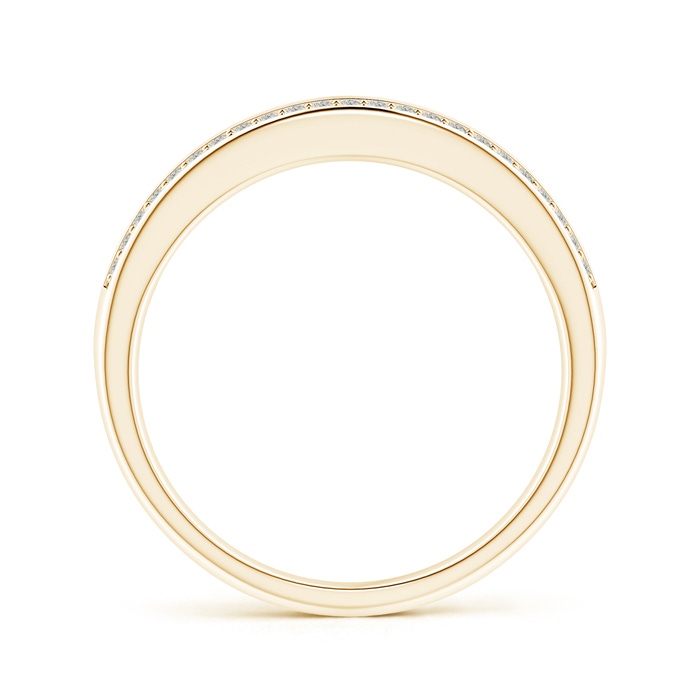 3.5mm KI3 Cascading Diamond Triple-Row Anniversary Band in Yellow Gold side-1