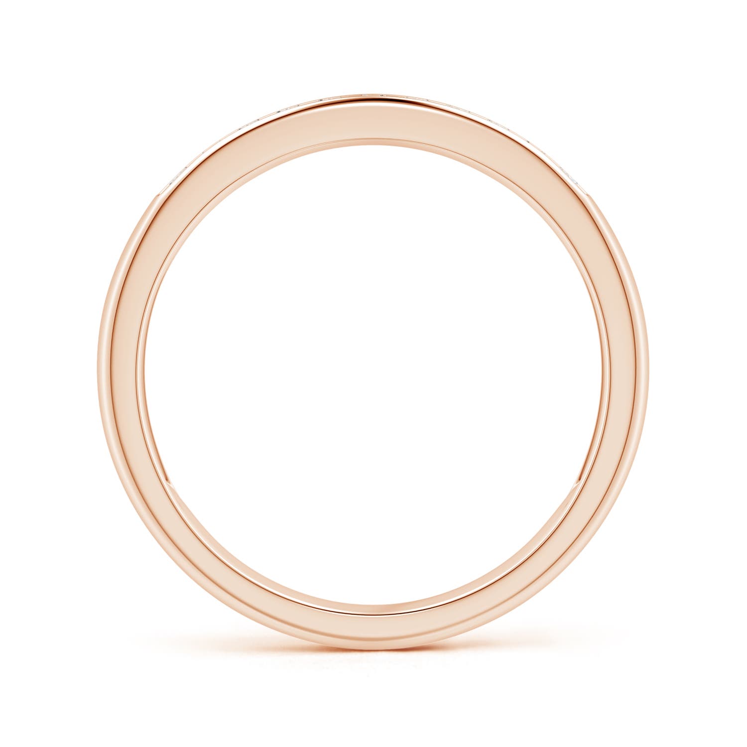 1.55mm GVS2 Channel-Set Diamond Triple Row Anniversary Band in Rose Gold