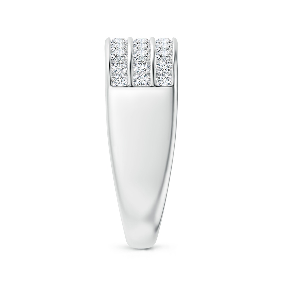 1.75mm GVS2 Channel-Set Diamond Triple Row Anniversary Band in P950 Platinum side-2
