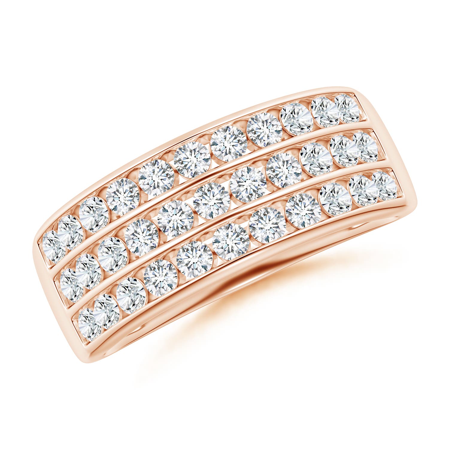 G, VS2 / 0.96 CT / 14 KT Rose Gold