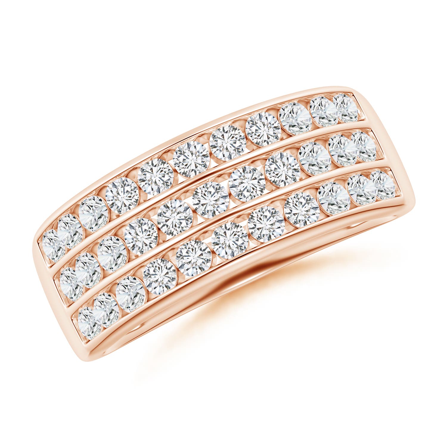 H, SI2 / 0.96 CT / 14 KT Rose Gold