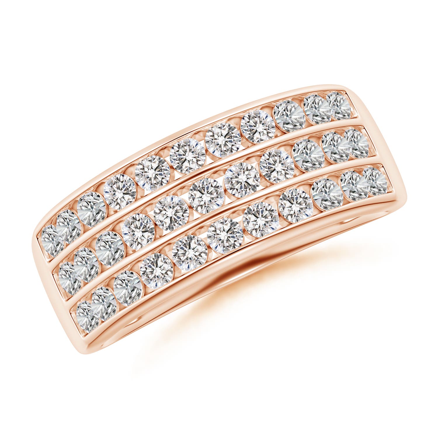 I-J, I1-I2 / 0.96 CT / 14 KT Rose Gold