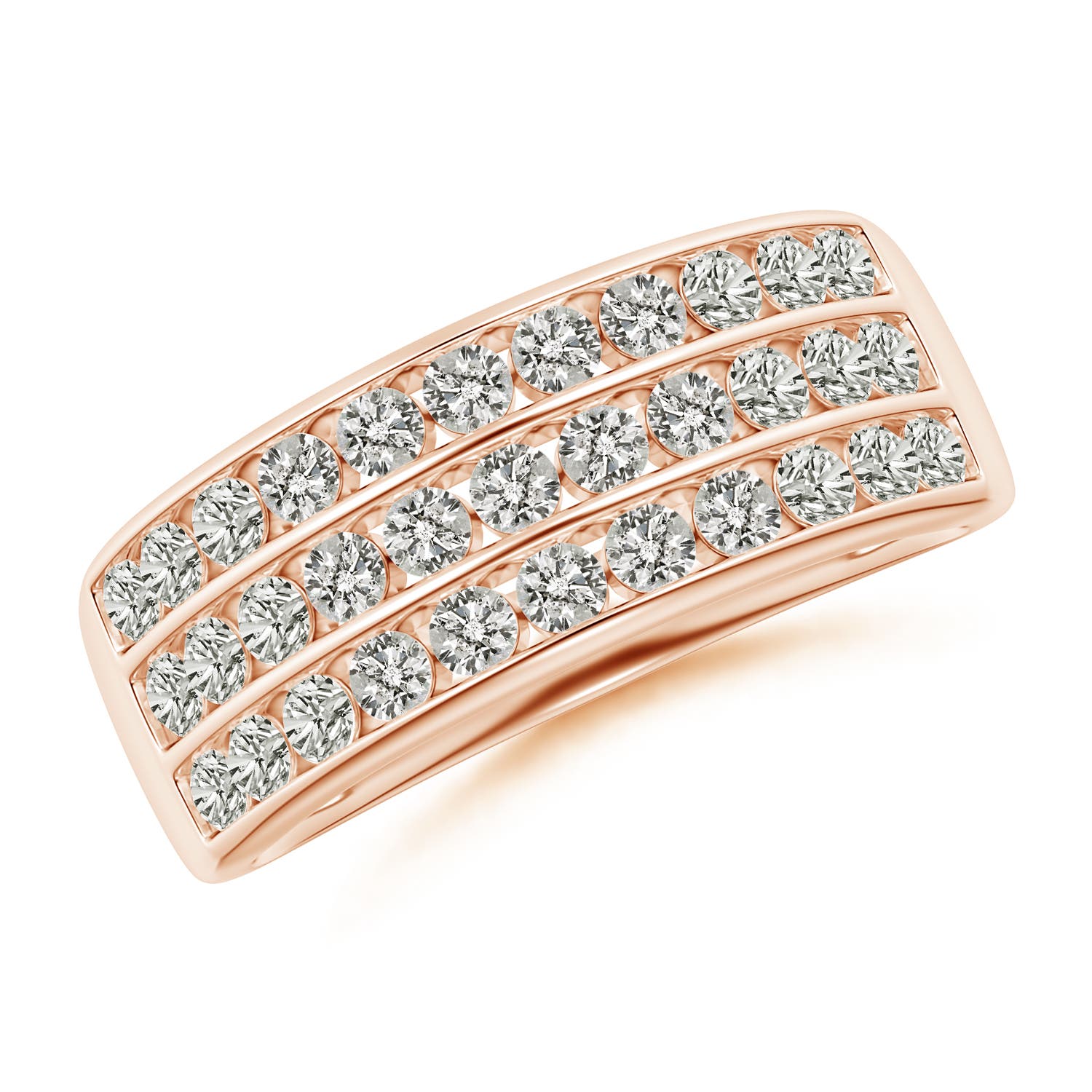 K, I3 / 0.96 CT / 14 KT Rose Gold