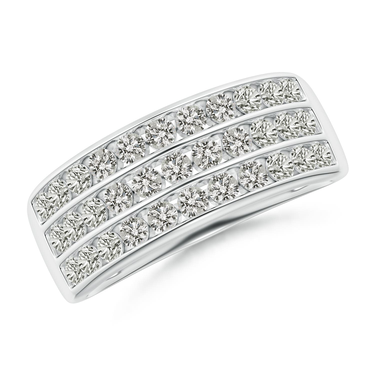 K, I3 / 0.96 CT / 14 KT White Gold