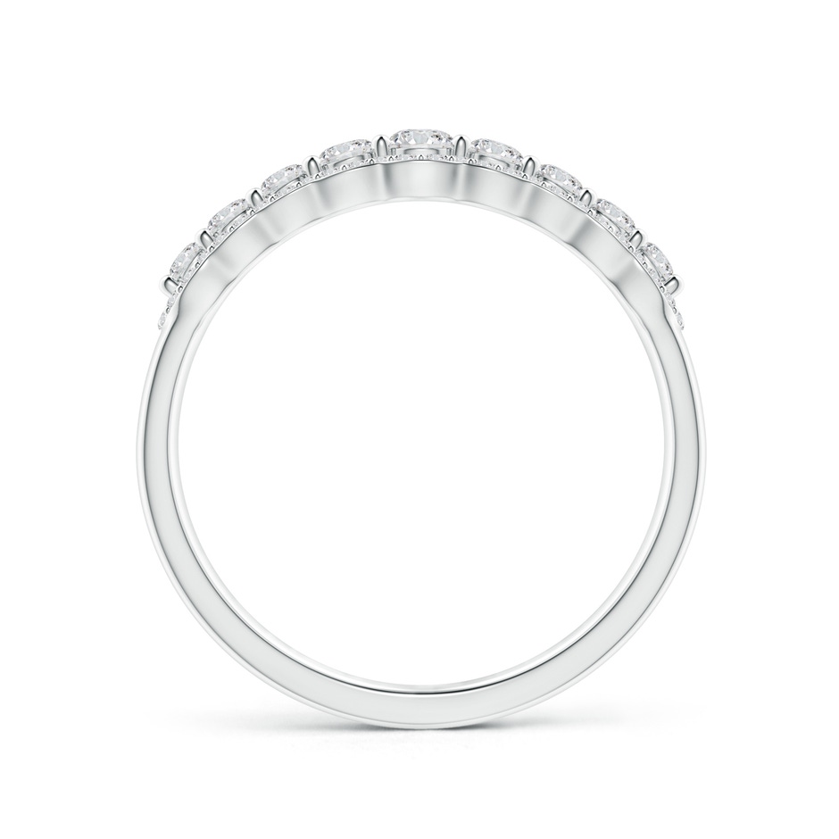 2.6mm HSI2 Scalloped-Edge Diamond Nine Stone Anniversary Band in White Gold side-1