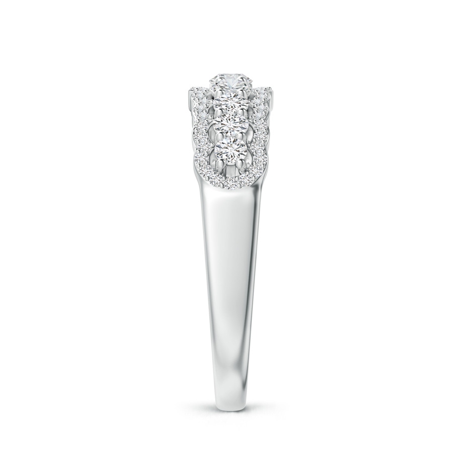 2.6mm HSI2 Scalloped-Edge Diamond Nine Stone Anniversary Band in White Gold side-2