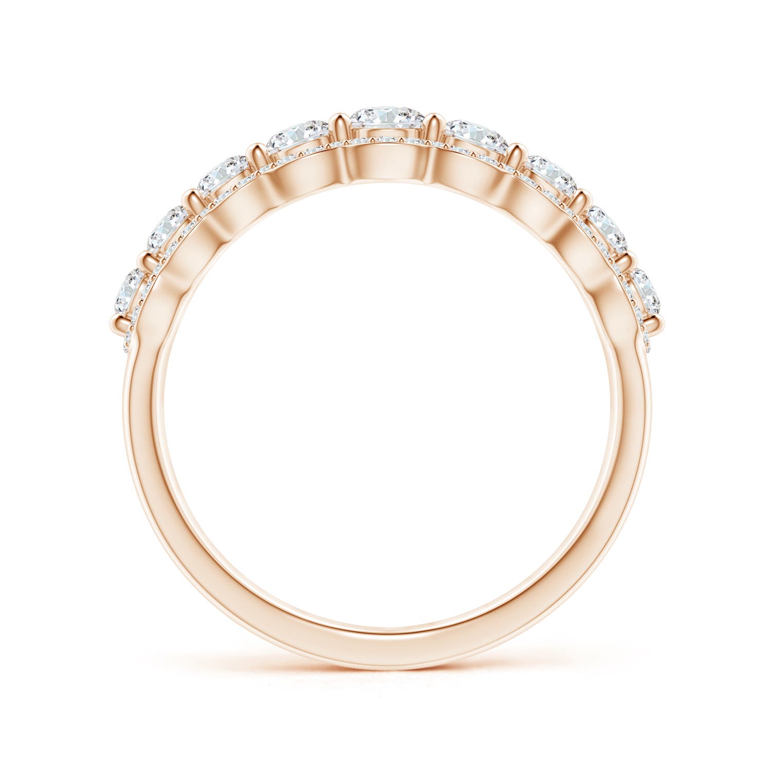 G, VS2 / 1.02 CT / 14 KT Rose Gold