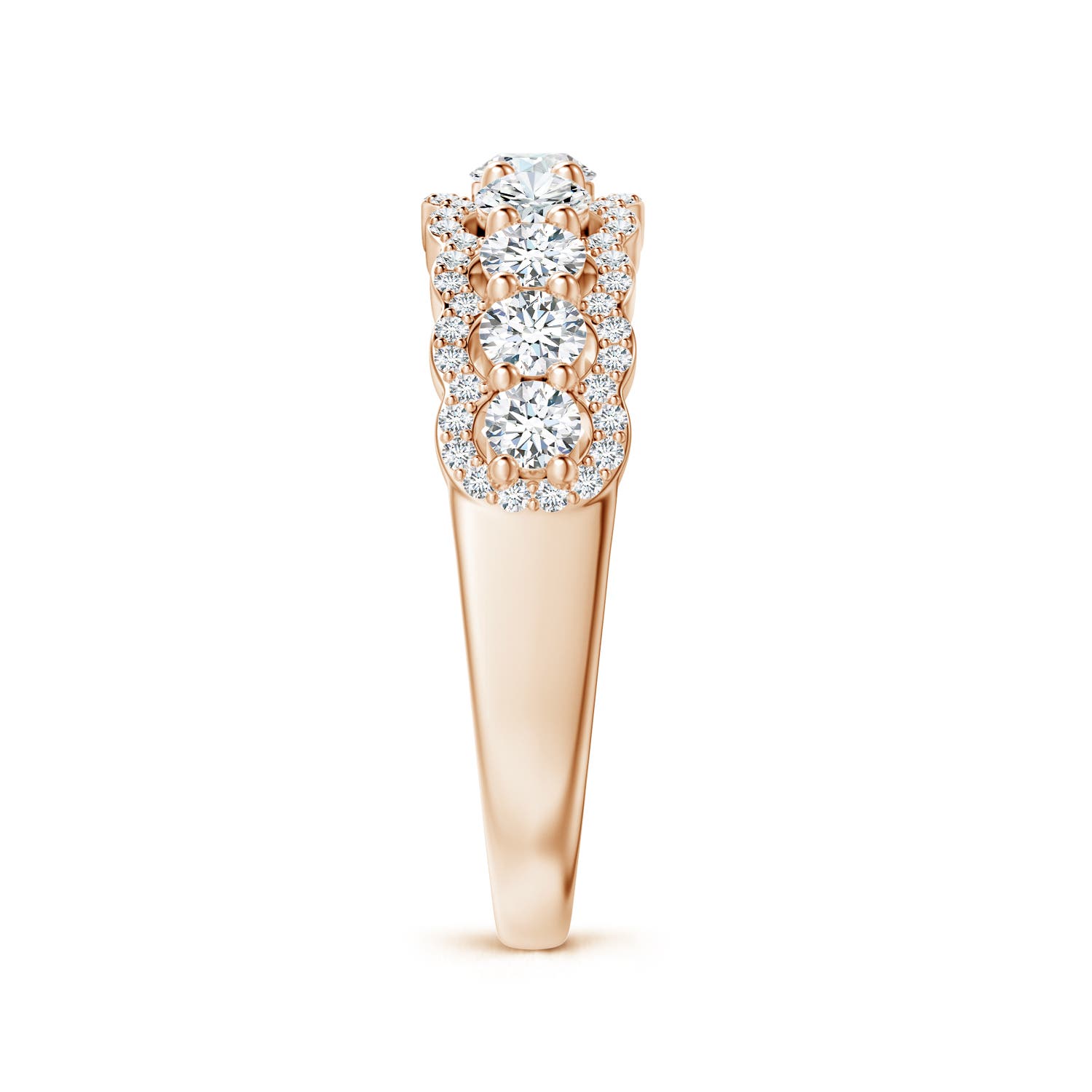 G, VS2 / 1.02 CT / 14 KT Rose Gold