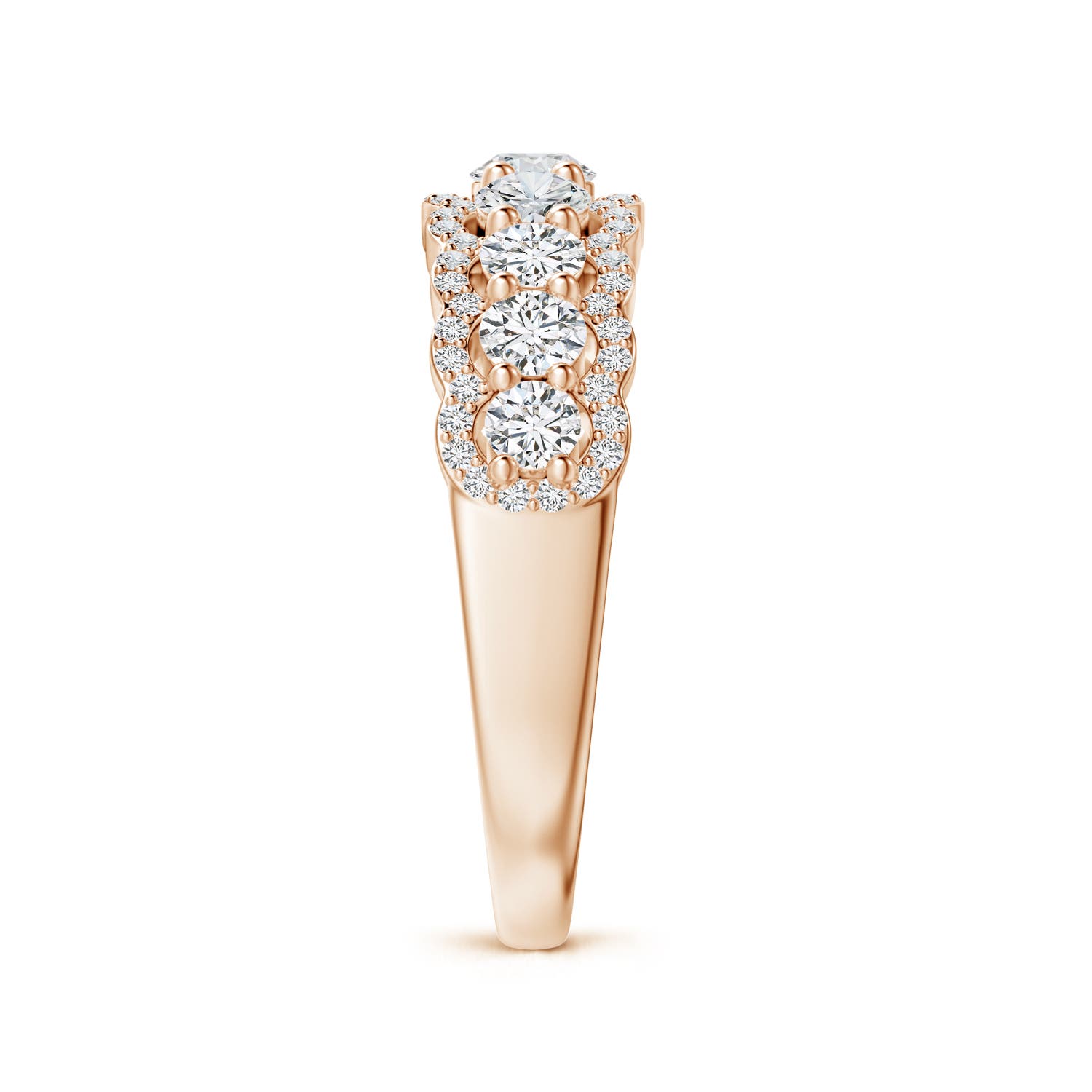 H, SI2 / 1.02 CT / 14 KT Rose Gold