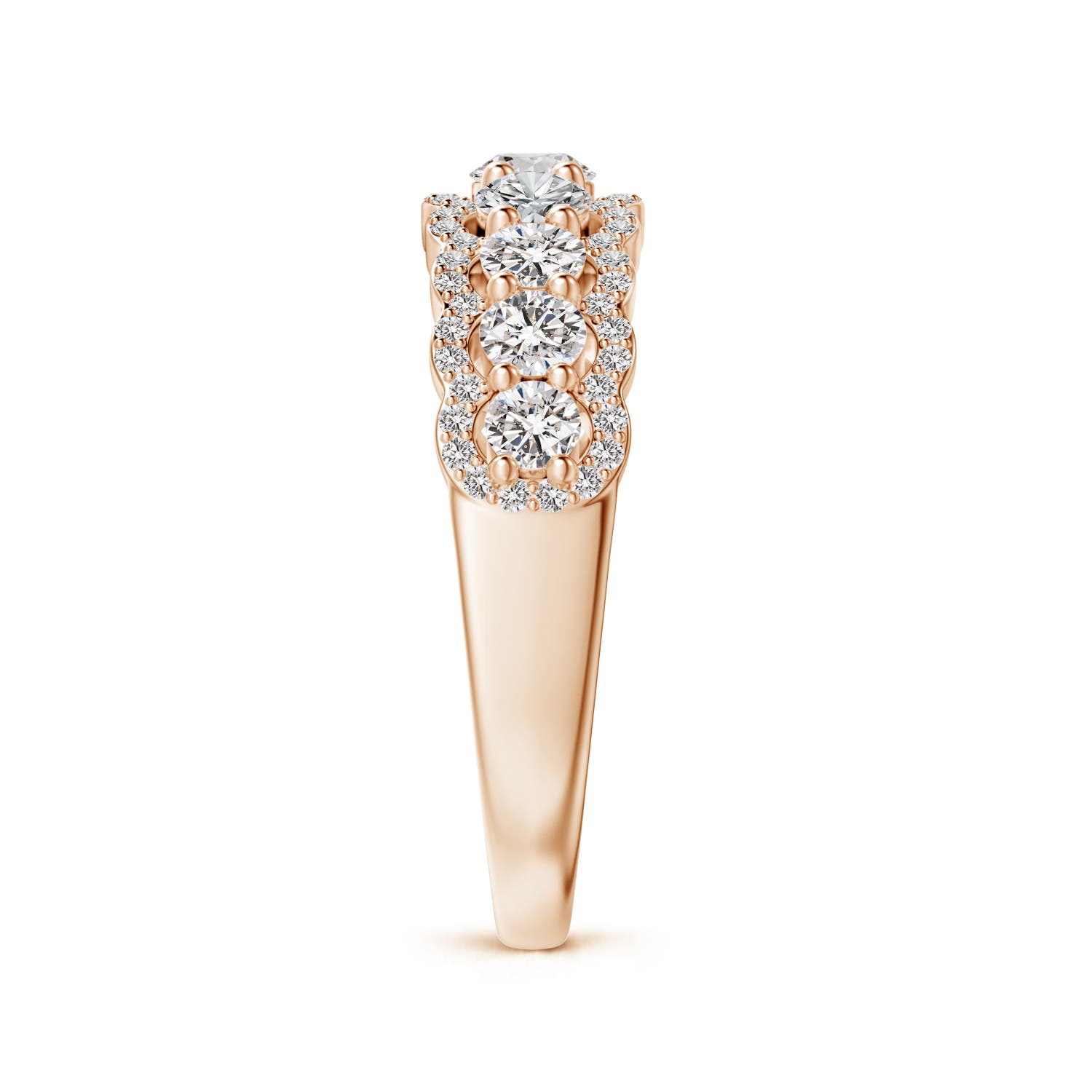 I-J, I1-I2 / 1.02 CT / 14 KT Rose Gold