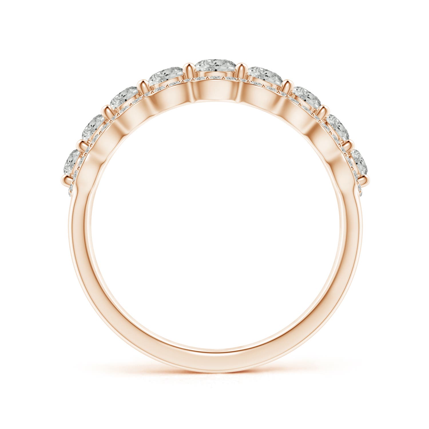 K, I3 / 1.02 CT / 14 KT Rose Gold