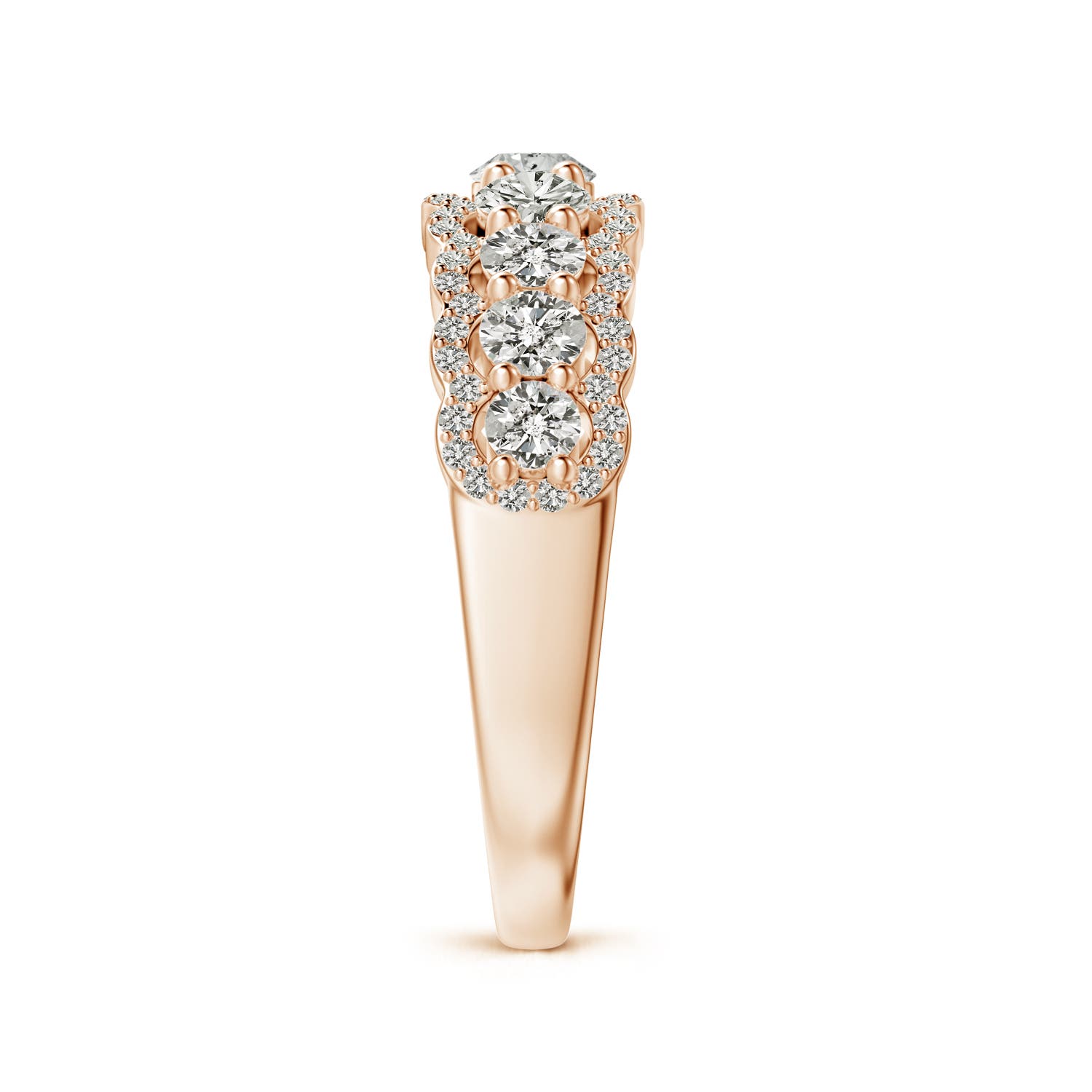 K, I3 / 1.02 CT / 14 KT Rose Gold