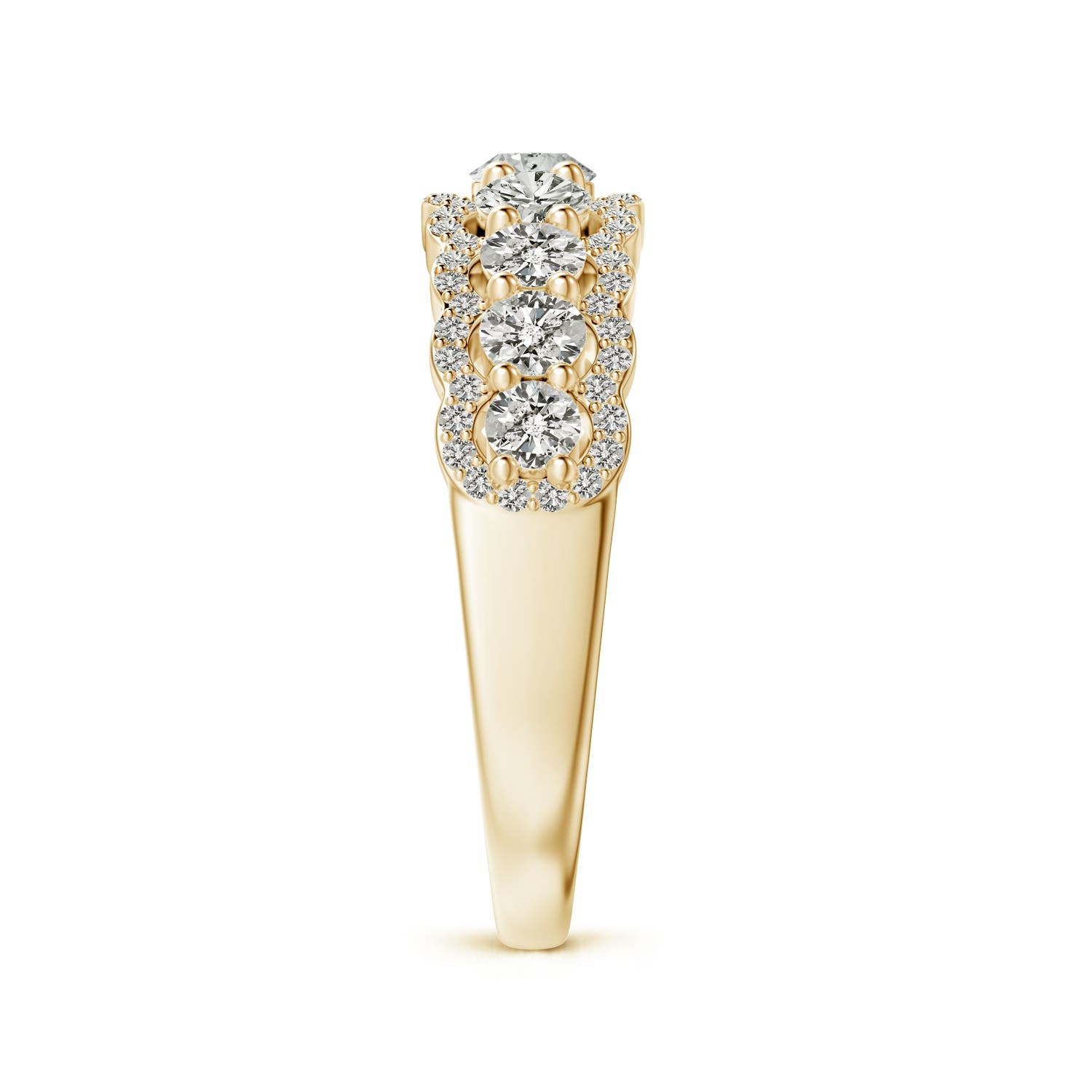 K, I3 / 1.02 CT / 14 KT Yellow Gold