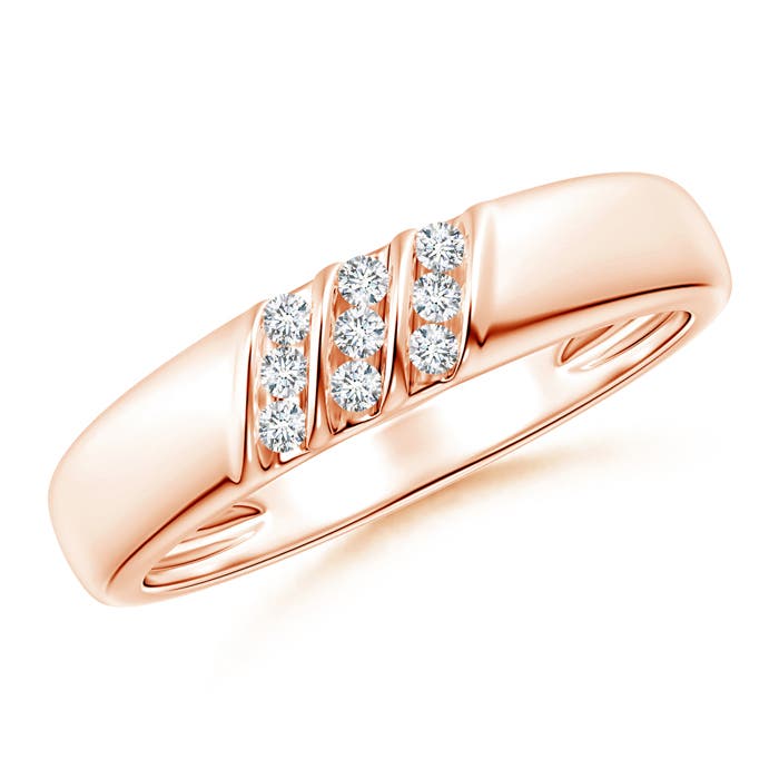 G, VS2 / 0.11 CT / 14 KT Rose Gold