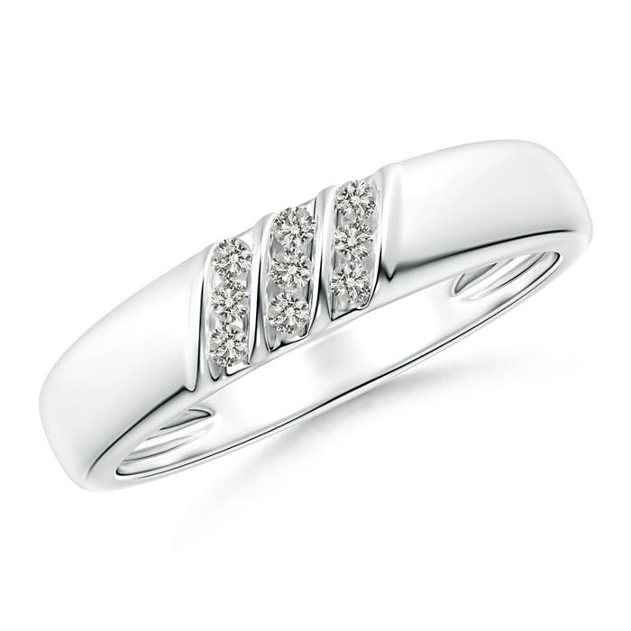 K, I3 / 0.11 CT / 14 KT White Gold