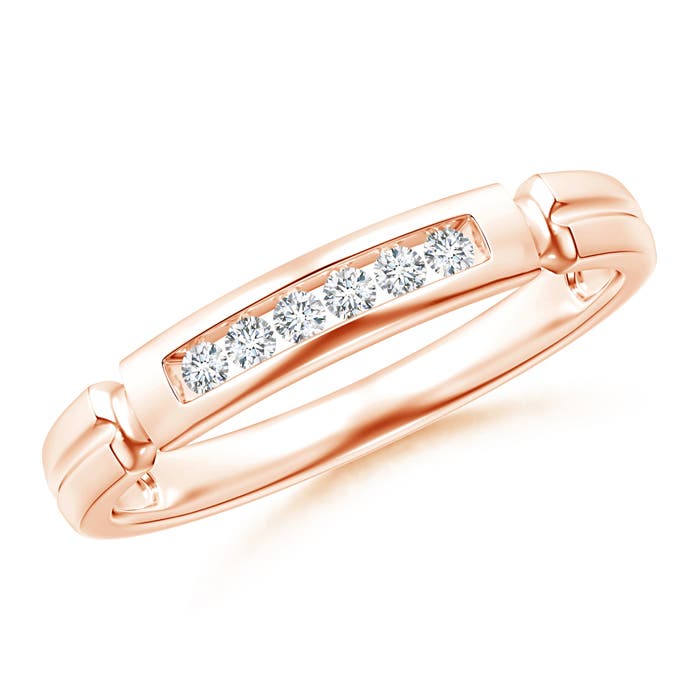 G, VS2 / 0.1 CT / 14 KT Rose Gold