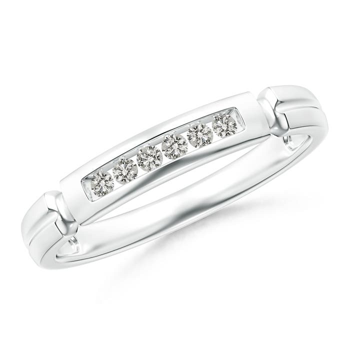 K, I3 / 0.1 CT / 14 KT White Gold