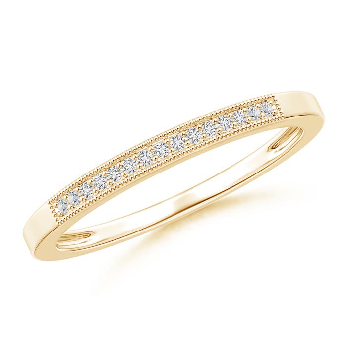 H, SI2 / 0.08 CT / 14 KT Yellow Gold