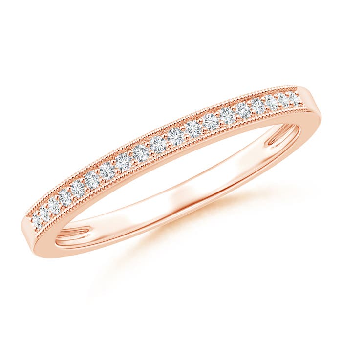 G, VS2 / 0.11 CT / 14 KT Rose Gold