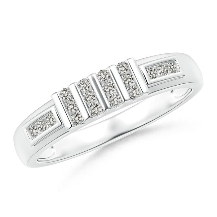 K, I3 / 0.16 CT / 14 KT White Gold