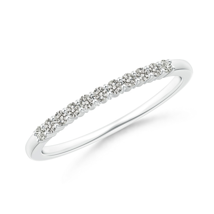 1.5mm KI3 Eleven Stone Shared Prong-Set Diamond Wedding Band in P950 Platinum 