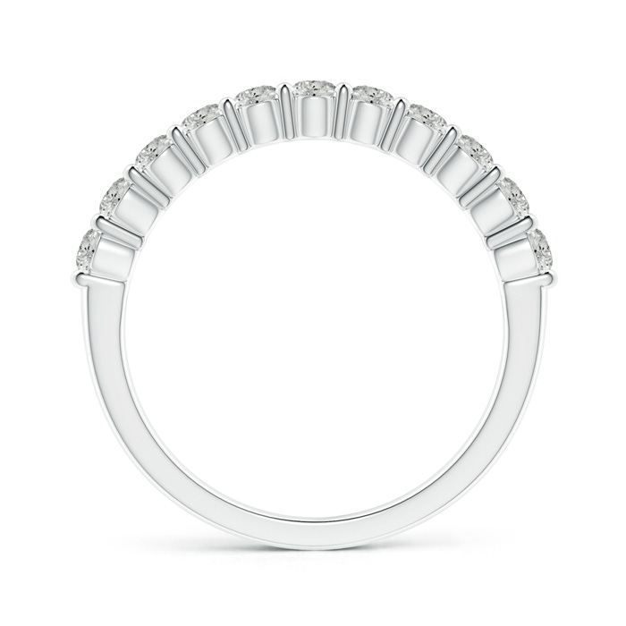 2.5mm KI3 Eleven Stone Shared Prong-Set Diamond Wedding Band in White Gold side-1