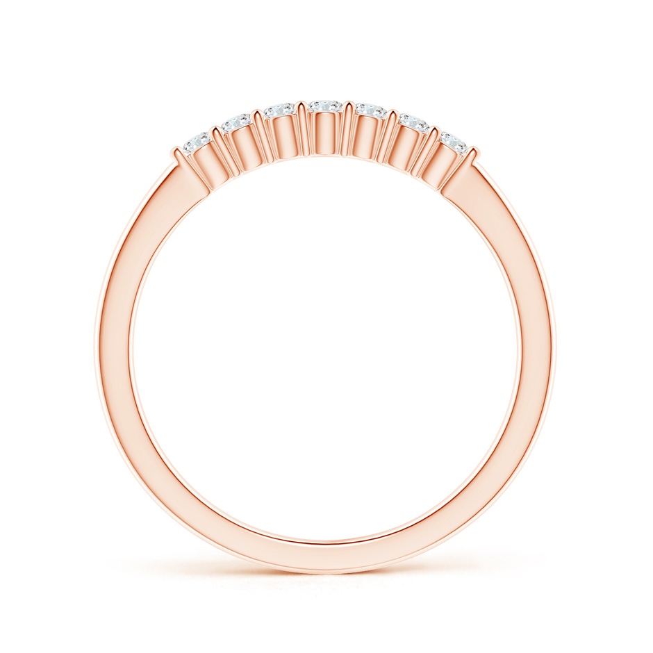 1.9mm GVS2 Seven Stone Shared Prong-Set Diamond Wedding Band in Rose Gold side-1