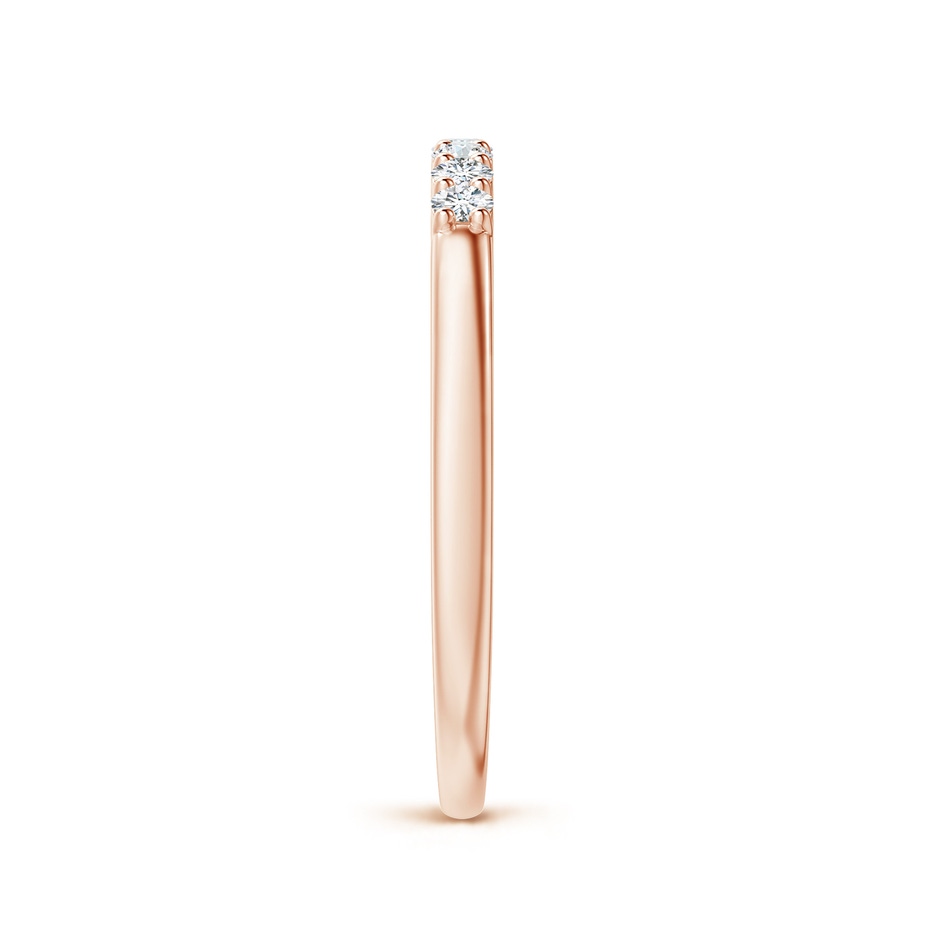 1.9mm GVS2 Seven Stone Shared Prong-Set Diamond Wedding Band in Rose Gold side-2