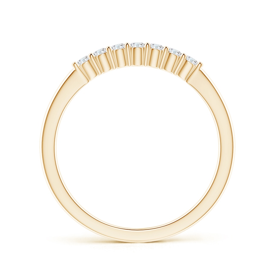 1.9mm GVS2 Seven Stone Shared Prong-Set Diamond Wedding Band in Yellow Gold side-1