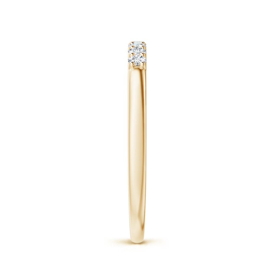 1.9mm GVS2 Seven Stone Shared Prong-Set Diamond Wedding Band in Yellow Gold side-2