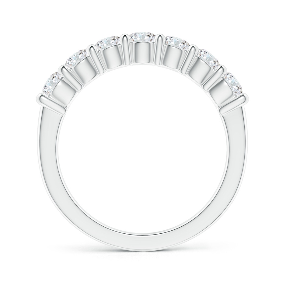 3.4mm GVS2 Seven Stone Shared Prong-Set Diamond Wedding Band in White Gold side-1