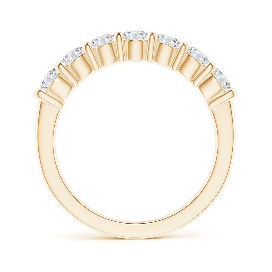 3.4mm GVS2 Seven Stone Shared Prong-Set Diamond Wedding Band in Yellow Gold side-1