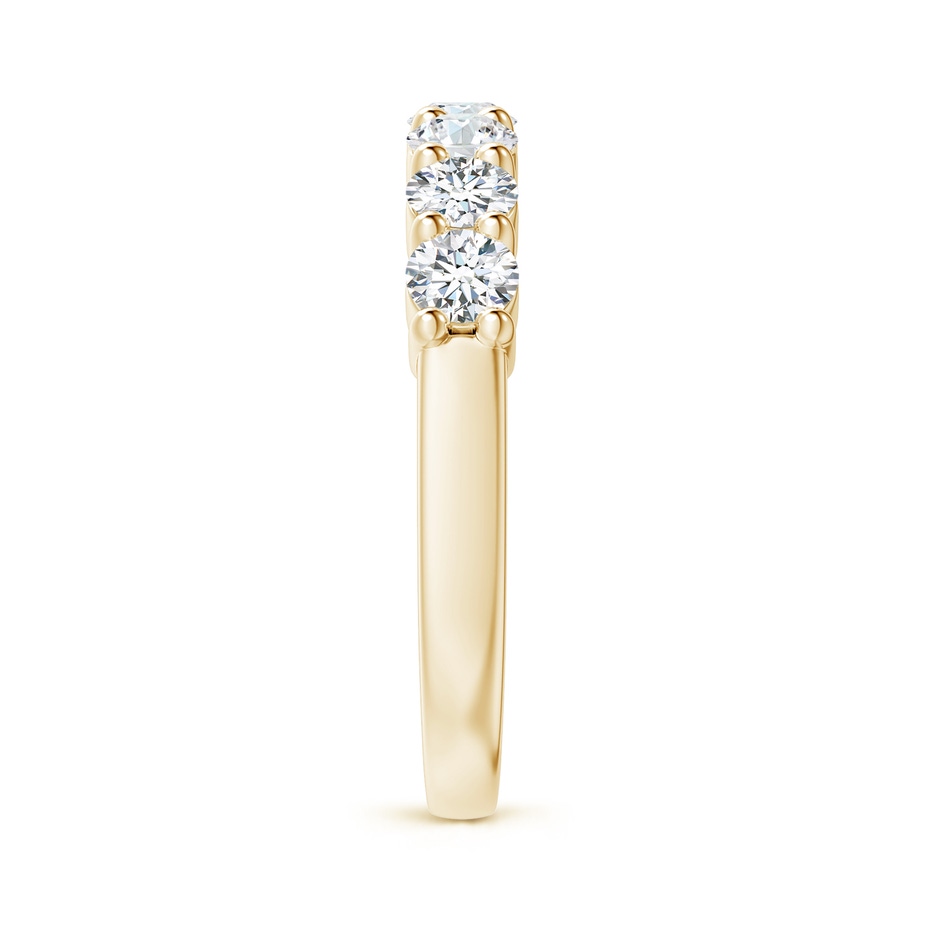 3.4mm GVS2 Seven Stone Shared Prong-Set Diamond Wedding Band in Yellow Gold side-2