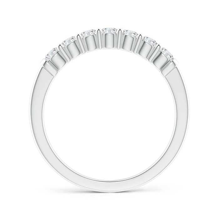 2.6mm GVS2 Seven Stone Prong-Set Diamond Wedding Band in White Gold side-1