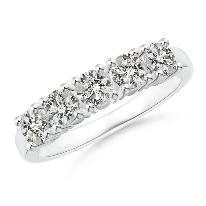 K, I3 / 1 CT / 14 KT White Gold