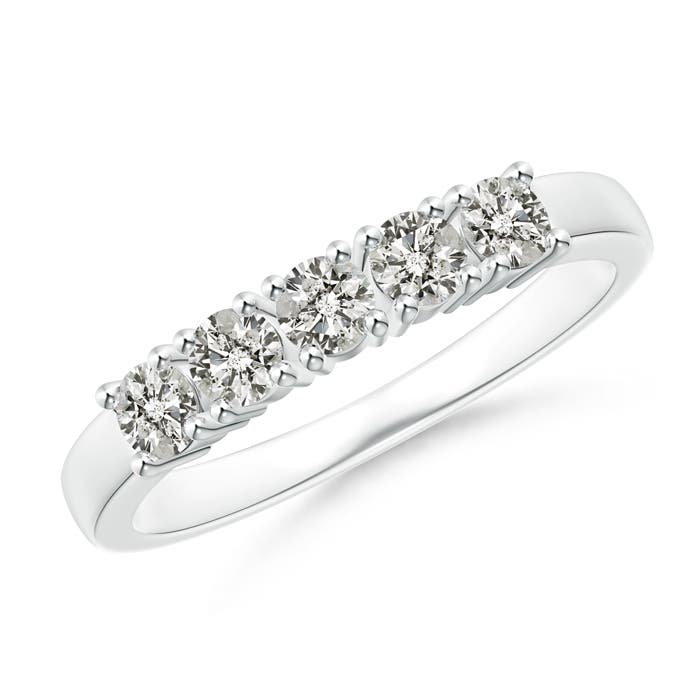 K, I3 / 0.53 CT / 14 KT White Gold