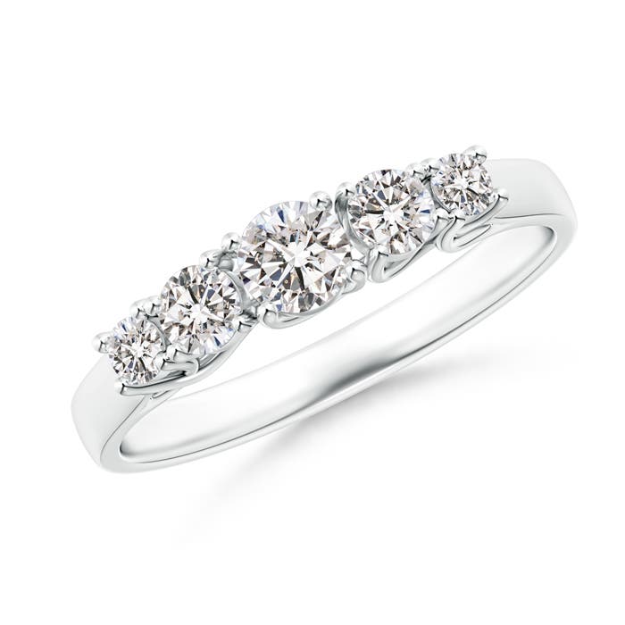 I-J, I1-I2 / 0.51 CT / 14 KT White Gold