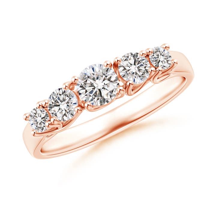 I-J, I1-I2 / 0.71 CT / 14 KT Rose Gold