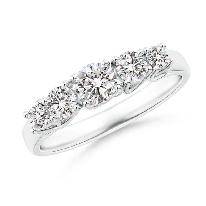 I-J, I1-I2 / 0.71 CT / 14 KT White Gold