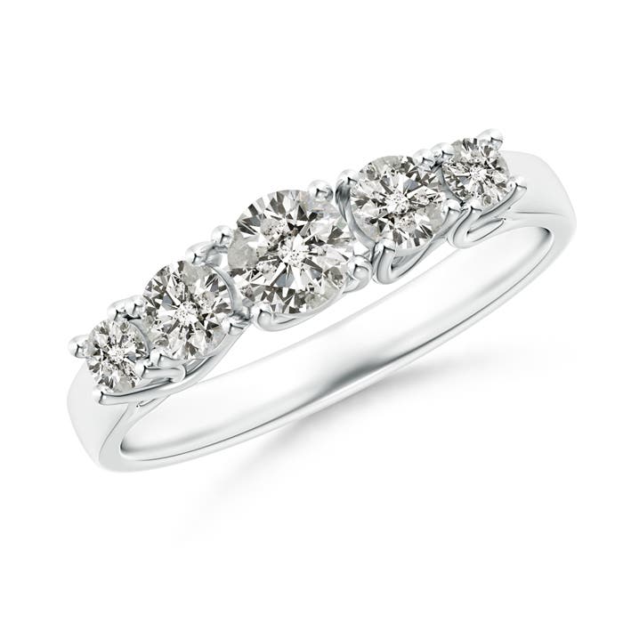 K, I3 / 0.71 CT / 14 KT White Gold