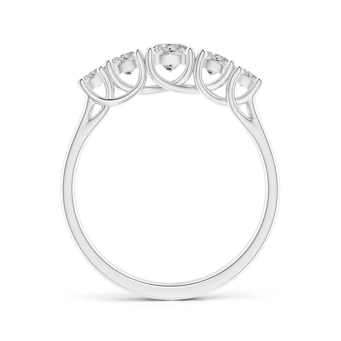 K, I3 / 0.71 CT / 14 KT White Gold