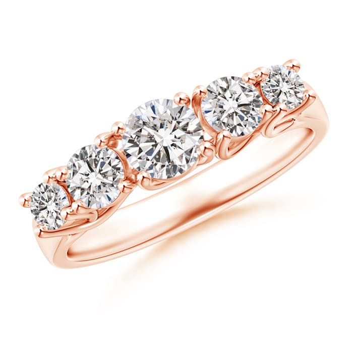 I-J, I1-I2 / 0.99 CT / 14 KT Rose Gold