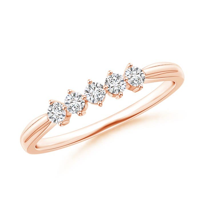 H, SI2 / 0.26 CT / 14 KT Rose Gold