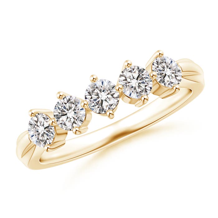 I-J, I1-I2 / 0.73 CT / 14 KT Yellow Gold