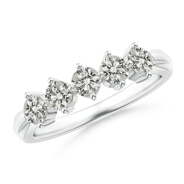 K, I3 / 0.73 CT / 14 KT White Gold