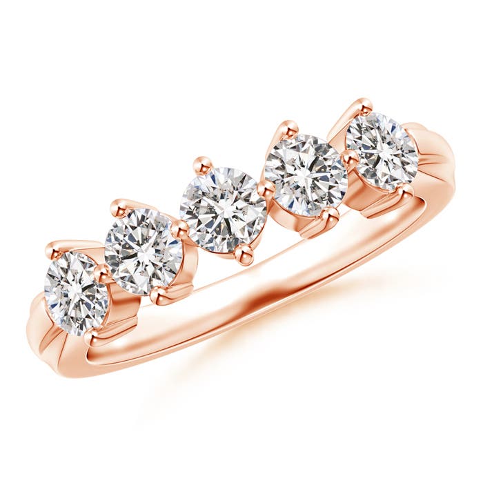 I-J, I1-I2 / 1 CT / 14 KT Rose Gold