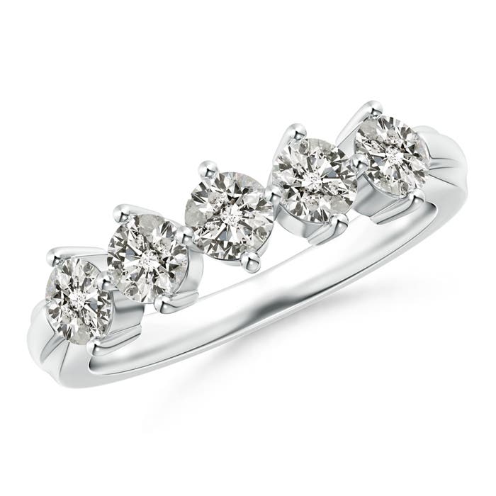 K, I3 / 1 CT / 14 KT White Gold