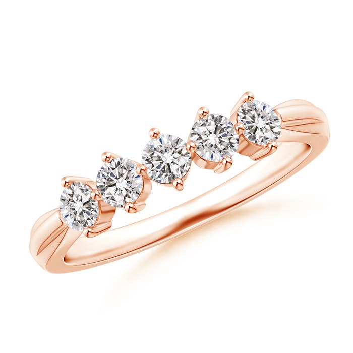 I-J, I1-I2 / 0.53 CT / 14 KT Rose Gold