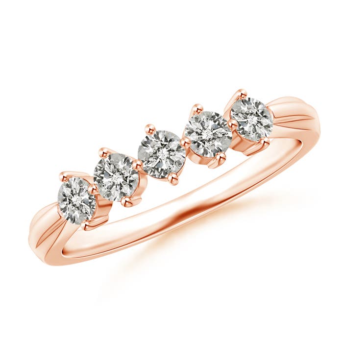 K, I3 / 0.53 CT / 14 KT Rose Gold